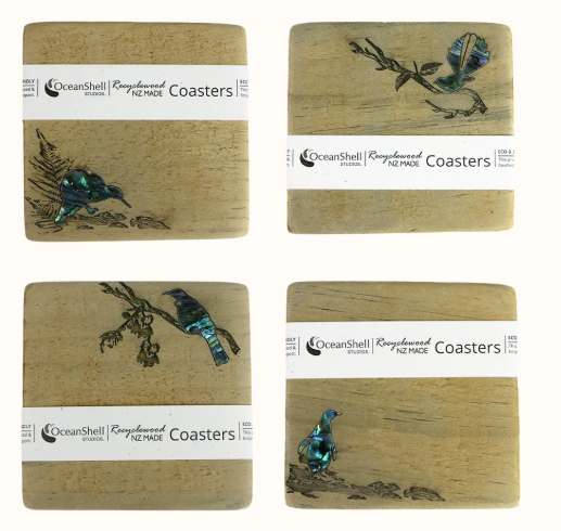 Set of 4 Wooden Coasters