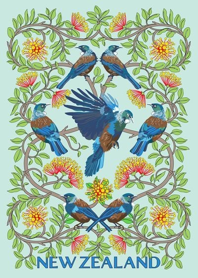 Tea Towel Tui