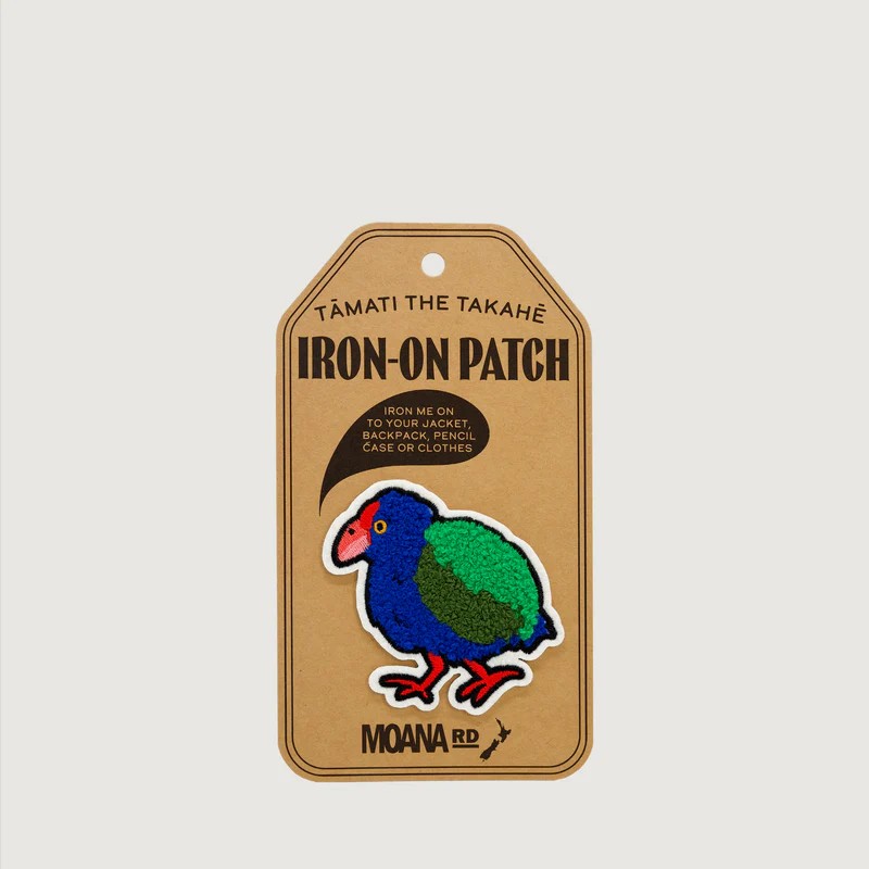 Iron-on Patch Tamati the Takahe