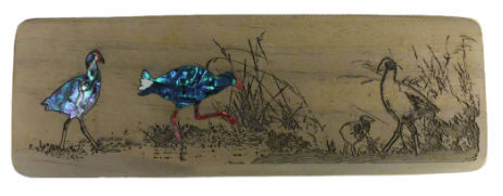 Pukeko Recyclewood Wall Art