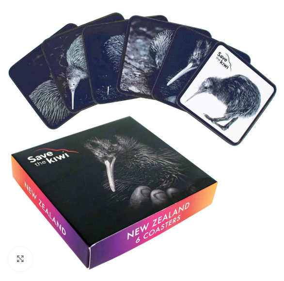 Save the Kiwi Coaster Set