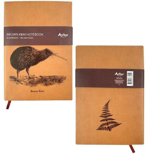 A5 Notebook - Brown Kiwi