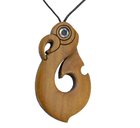 Carved Hook Pendant