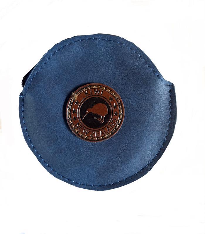 Outback Round Coin Bag - Navy Blue