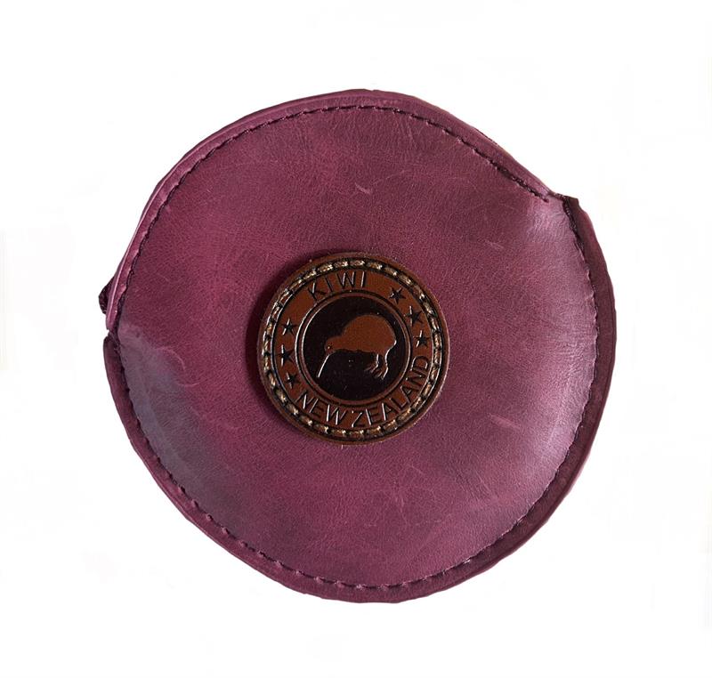 Outback Round Coin Bag - Red