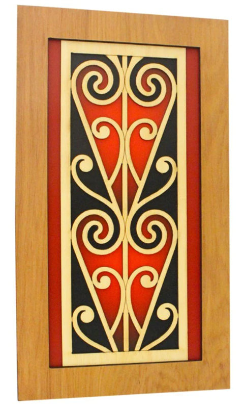 Wall Art - Coloured Scroll