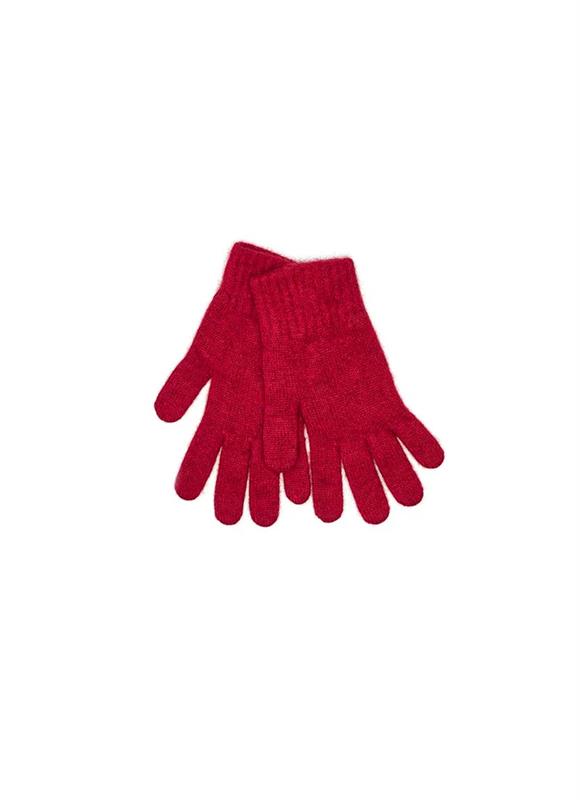 Possum Merino Glove - Berry